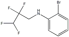 2-bromo-N-(2,2,3,3-tetrafluoropropyl)aniline Struktur