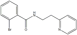 2-bromo-N-(2-pyridin-2-ylethyl)benzamide Struktur