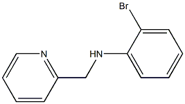 2-bromo-N-(pyridin-2-ylmethyl)aniline Struktur