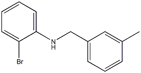 2-bromo-N-[(3-methylphenyl)methyl]aniline Struktur