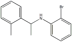 2-bromo-N-[1-(2-methylphenyl)ethyl]aniline Struktur