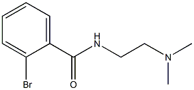 2-bromo-N-[2-(dimethylamino)ethyl]benzamide Struktur