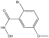 2-bromo-N-hydroxy-5-methoxybenzamide Struktur