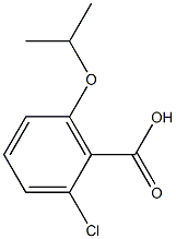 2-chloro-6-(propan-2-yloxy)benzoic acid Struktur