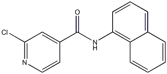 2-chloro-N-(naphthalen-1-yl)pyridine-4-carboxamide Struktur