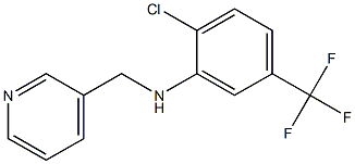 2-chloro-N-(pyridin-3-ylmethyl)-5-(trifluoromethyl)aniline Struktur