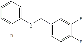 2-chloro-N-[(3,4-difluorophenyl)methyl]aniline Struktur