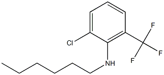 2-chloro-N-hexyl-6-(trifluoromethyl)aniline Struktur