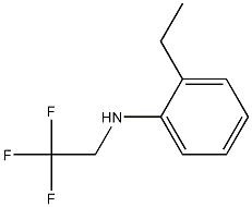 2-ethyl-N-(2,2,2-trifluoroethyl)aniline Struktur