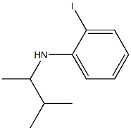 2-iodo-N-(3-methylbutan-2-yl)aniline Struktur