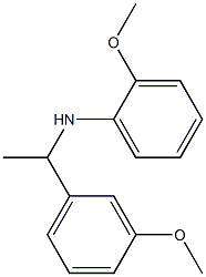 2-methoxy-N-[1-(3-methoxyphenyl)ethyl]aniline Struktur