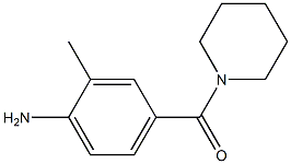 2-methyl-4-(piperidin-1-ylcarbonyl)aniline Struktur