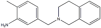 2-methyl-5-(1,2,3,4-tetrahydroisoquinolin-2-ylmethyl)aniline Struktur