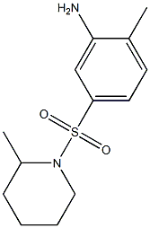 2-methyl-5-[(2-methylpiperidine-1-)sulfonyl]aniline Struktur