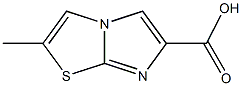 2-methylimidazo[2,1-b][1,3]thiazole-6-carboxylic acid Struktur