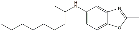 2-methyl-N-(nonan-2-yl)-1,3-benzoxazol-5-amine Struktur