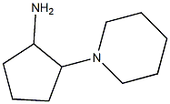 2-piperidin-1-ylcyclopentanamine Struktur