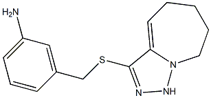 3-({5H,6H,7H,8H,9H-[1,2,4]triazolo[3,4-a]azepin-3-ylsulfanyl}methyl)aniline Struktur