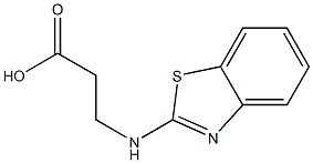 3-(1,3-benzothiazol-2-ylamino)propanoic acid Struktur