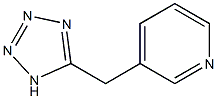 3-(1H-1,2,3,4-tetrazol-5-ylmethyl)pyridine Struktur