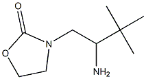 3-(2-amino-3,3-dimethylbutyl)-1,3-oxazolidin-2-one Struktur