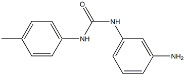 3-(3-aminophenyl)-1-(4-methylphenyl)urea Struktur