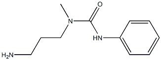 3-(3-aminopropyl)-3-methyl-1-phenylurea Struktur