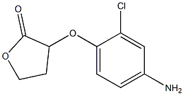 3-(4-amino-2-chlorophenoxy)oxolan-2-one Struktur