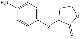 3-(4-aminophenoxy)oxolan-2-one Struktur