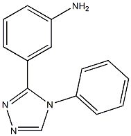 3-(4-phenyl-4H-1,2,4-triazol-3-yl)aniline Struktur