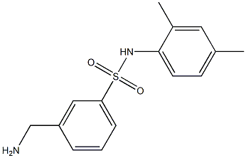 3-(aminomethyl)-N-(2,4-dimethylphenyl)benzenesulfonamide Struktur