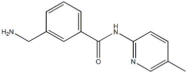 3-(aminomethyl)-N-(5-methylpyridin-2-yl)benzamide Struktur