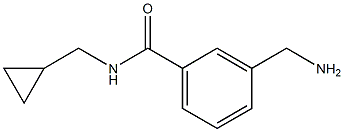 3-(aminomethyl)-N-(cyclopropylmethyl)benzamide Struktur