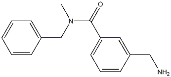 3-(aminomethyl)-N-benzyl-N-methylbenzamide Struktur