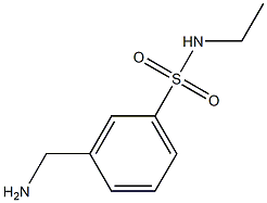 3-(aminomethyl)-N-ethylbenzenesulfonamide Struktur