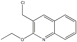 3-(chloromethyl)-2-ethoxyquinoline Struktur