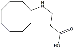 3-(cyclooctylamino)propanoic acid Struktur