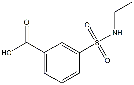 3-(ethylsulfamoyl)benzoic acid Struktur