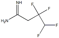 3,3,4,4-tetrafluorobutanimidamide Struktur