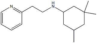 3,3,5-trimethyl-N-[2-(pyridin-2-yl)ethyl]cyclohexan-1-amine Struktur