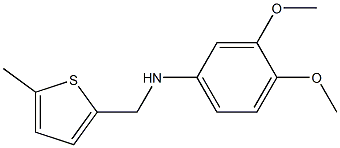 3,4-dimethoxy-N-[(5-methylthiophen-2-yl)methyl]aniline Struktur