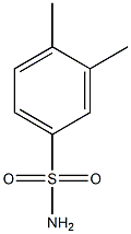 3,4-dimethylbenzene-1-sulfonamide Struktur