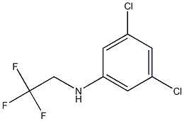 3,5-dichloro-N-(2,2,2-trifluoroethyl)aniline Struktur