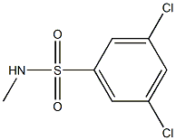 3,5-dichloro-N-methylbenzene-1-sulfonamide Struktur