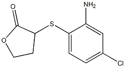 3-[(2-amino-4-chlorophenyl)sulfanyl]oxolan-2-one Struktur