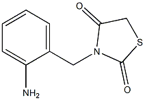 3-[(2-aminophenyl)methyl]-1,3-thiazolidine-2,4-dione Struktur