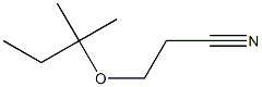 3-[(2-methylbutan-2-yl)oxy]propanenitrile Struktur