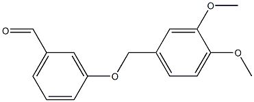 3-[(3,4-dimethoxybenzyl)oxy]benzaldehyde Struktur