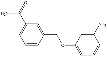 3-[(3-aminophenoxy)methyl]benzamide Struktur