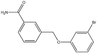 3-[(3-bromophenoxy)methyl]benzamide Struktur